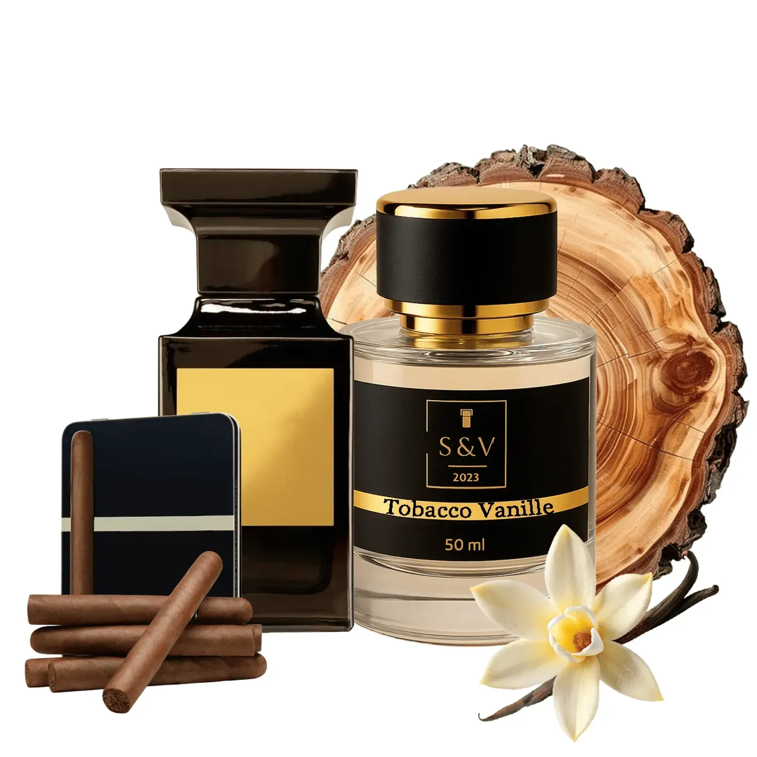 Аромат унісекс для чоловіків та жінок S&V Essence Tobacco Vanille Eau de Parfum 50 ml