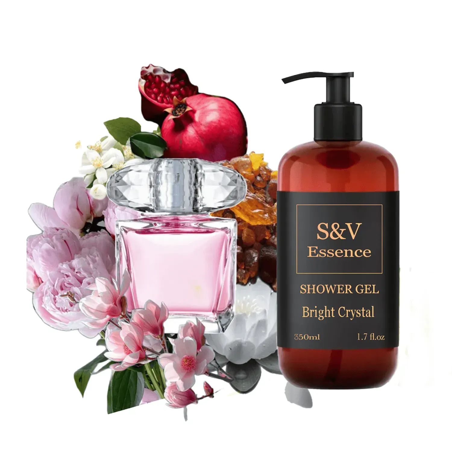 S&V Essence Гель для душа Bright Crystal 350ml