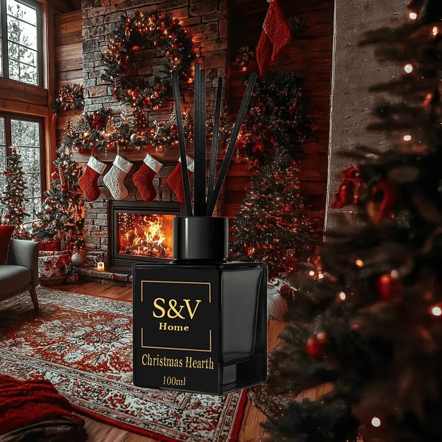 S&V Home Christmas Hearth Аромадифузор 100ml