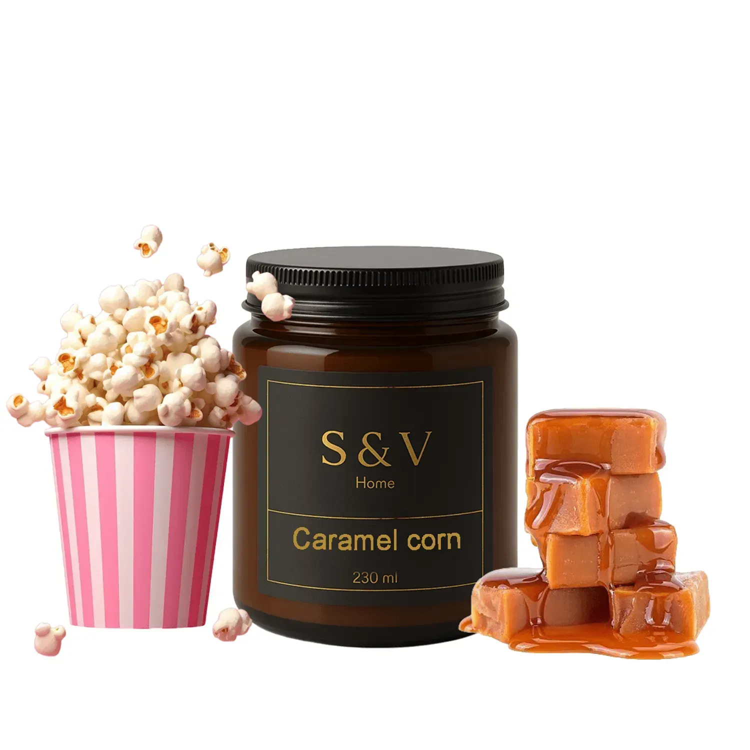 Аромасвічки S&V Карамельний попкорн