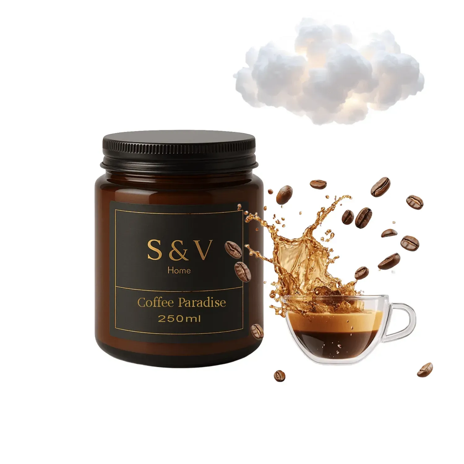 Ароматична свічка S&V Essence Coffee Paradise 250 мл