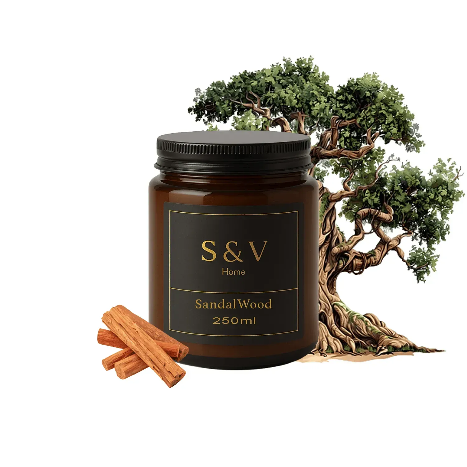Ароматична свічка S&V Essence SandalWood 250 мл