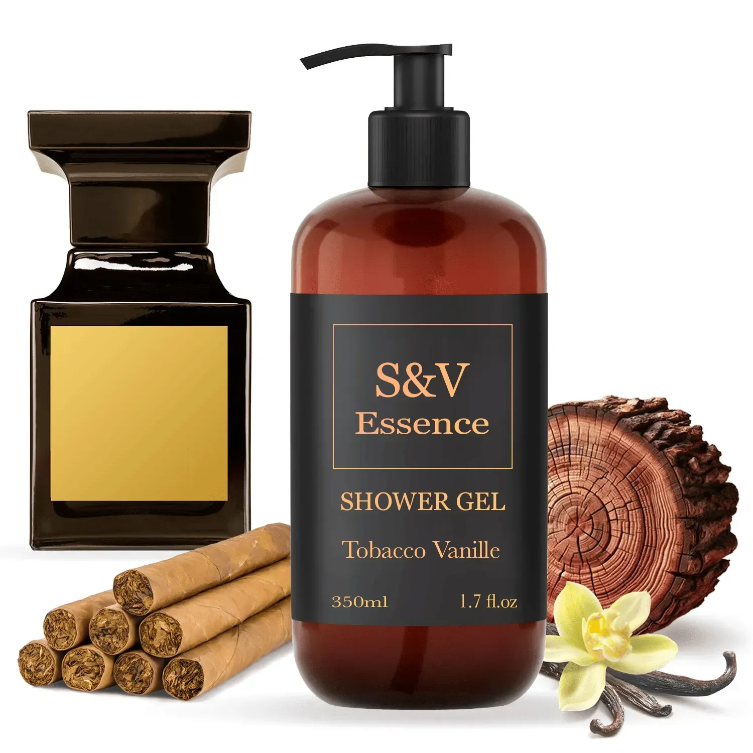 S&V Essence Гель для душа Tobacco Vanille 350ml