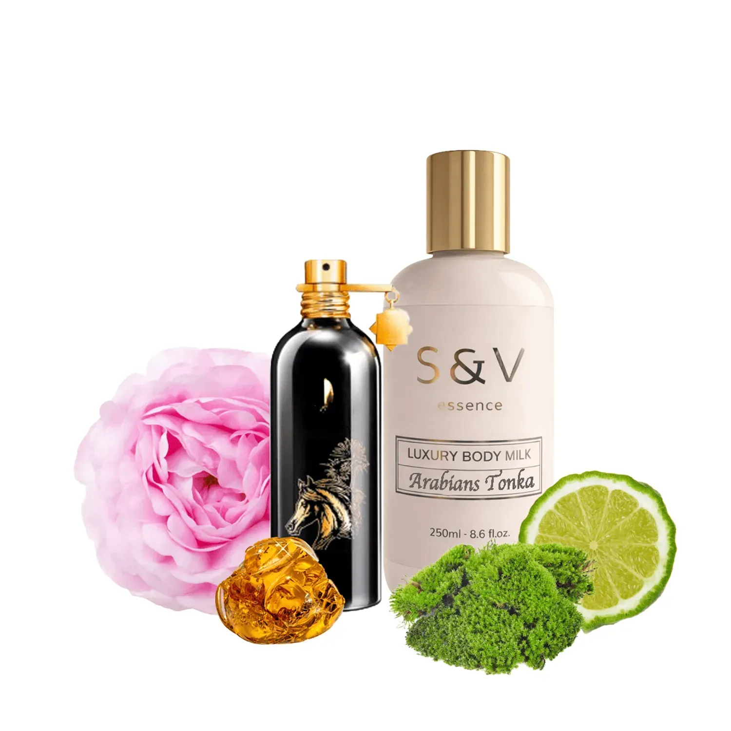Парфюмоване молочко для тіла S&V Essence Arabians Tonka 250ml