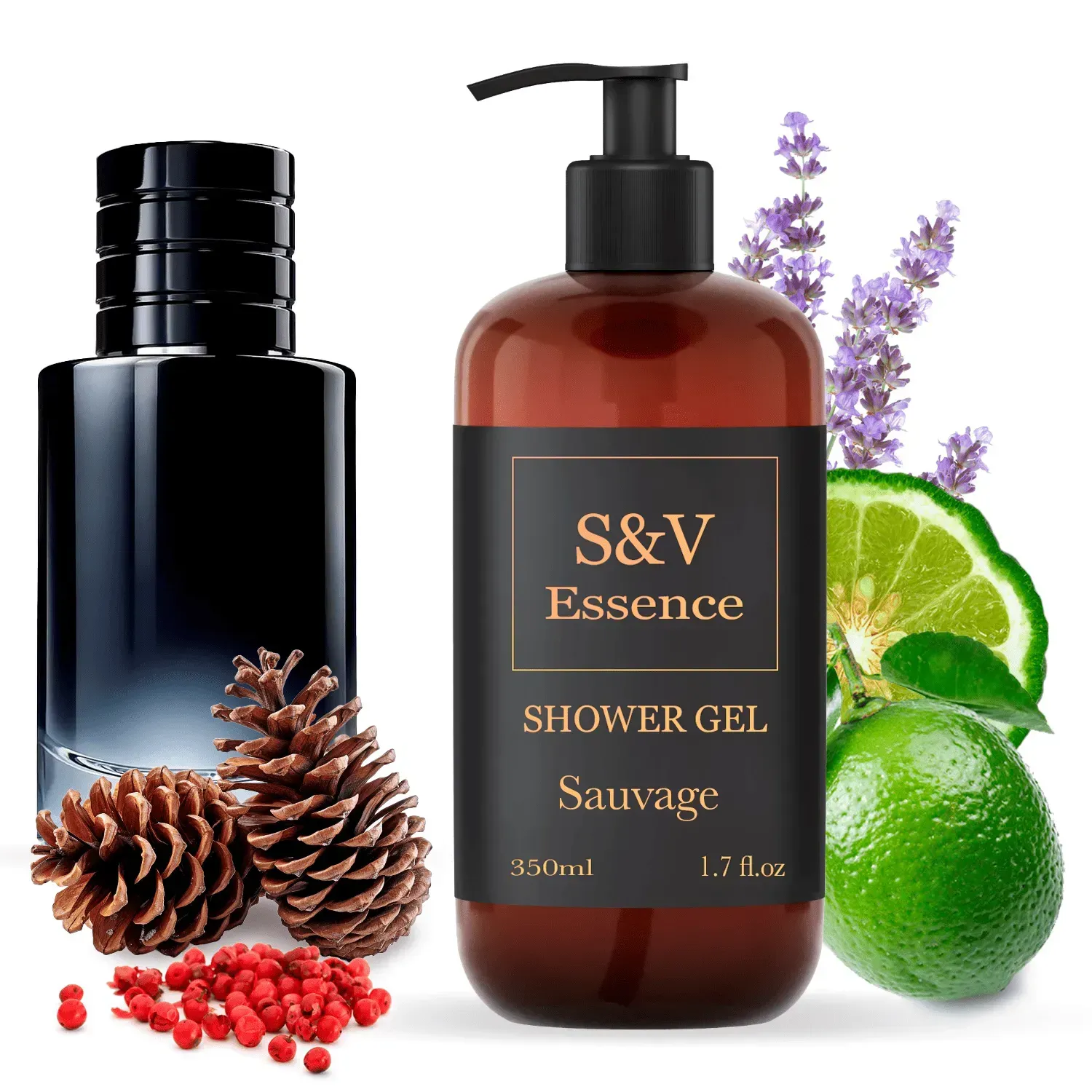 S&V Essence Гель для душа Sauvage 350ml